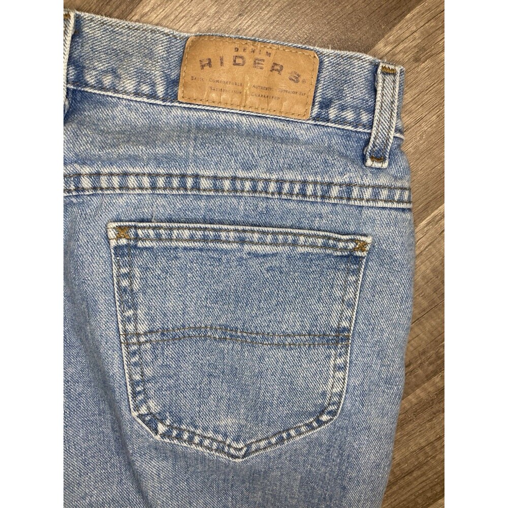 Vintage 90s Riders Womens Jeans 12M 32x30.5 High Rise Mom Straight Y2K Grunge - Picture 4 of 9